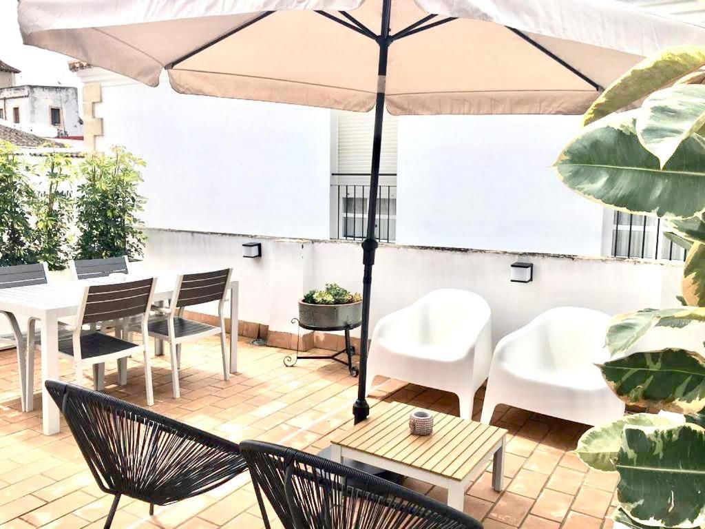 Semiloft Romantico Catedral Con Soleada Azotea Comunitaria 赫雷斯 外观 照片